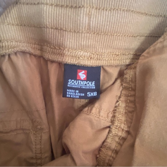 Southpole Men's Tan Cargo Shorts 5XB 80s 90s Vintage - Picture 5 of 5
